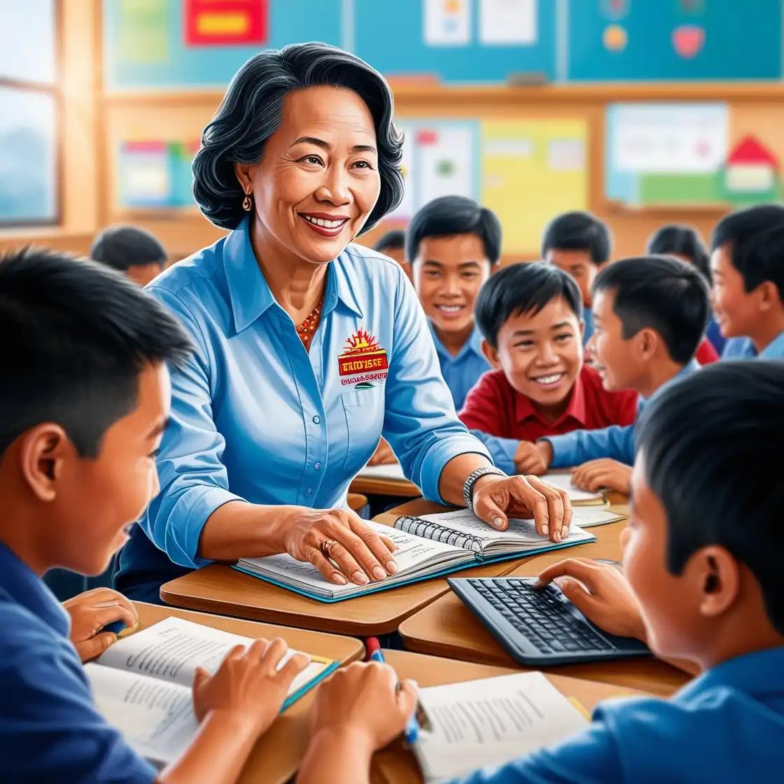Leonardo_Phoenix_An_inspiring_image_of_an_Indonesian_teacher_e_1